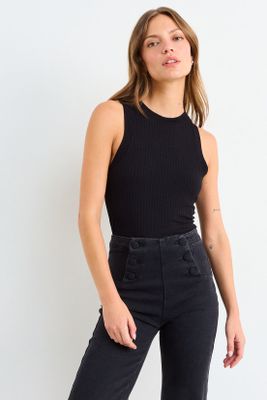 Imagen 1 del producto Polera Sin Mangas Lisa Negro iO 14204225098102