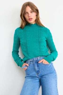 Imagen 2 del producto Sweater Liso Verde iO 18120126009217