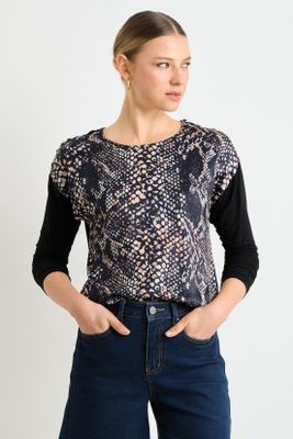 Polera Manga Larga Gris Ash 14307225005113