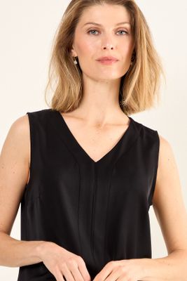 Imagen 2 del producto Blusa Sin Mangas Negro Ma Griffe 14002126050102