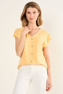 Imagen 2 del producto Blusa Escote En V Naranjo Ma Griffe 14002126001131