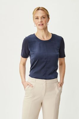 Polera Lisa Azul Ma Griffe 14202224055104