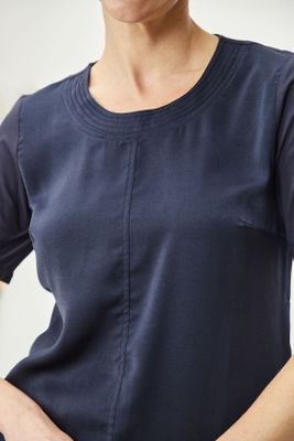 Imagen 2 del producto Polera Lisa Azul Ma Griffe 14202224055104