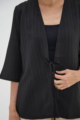 Imagen 2 del producto Kimono Textura Negro Ma Griffe 15402125050102