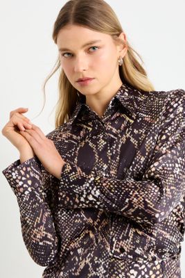 Imagen 2 del producto Blusas Manga Larga Café Ash 14107225054109