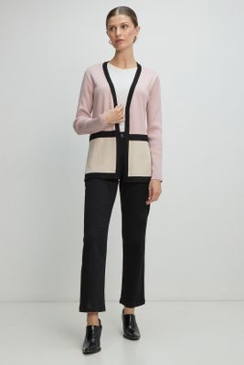 Cardigan Rosa Ma Griffe 18602225001123