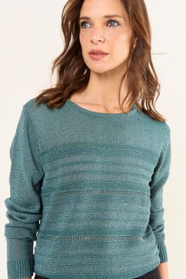 Tejido Cerrado Lurex Verde Ma Griffe 18102126050217