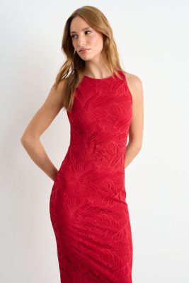 Imagen 2 del producto Vestido Liso Largo Rojo iO 13420126003103