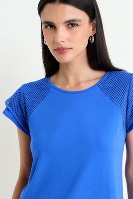 Imagen 2 del producto Polera Lisa Azul Ash 14204225071134