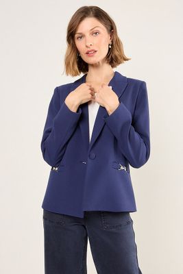 Imagen 1 del producto Blazer Liso Azul Ma Griffe 16004225010104