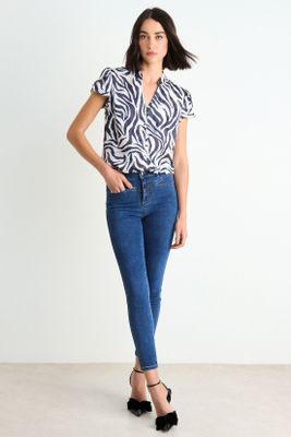 Skinny Jeans Liso Azul Ash 11307126002104