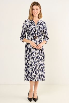 Imagen 2 del producto Vestido Estampado Crudo Ma Griffe 13102126050105