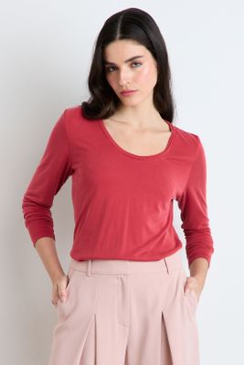 Polera Manga Larga Rojo Ash 14207225001103