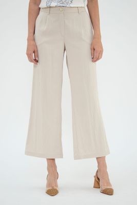 Imagen 2 del producto Pantalon Wide Con Pinzas Beige Ma Griffe 11002125001106