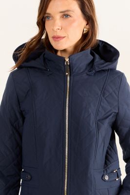 Imagen 2 del producto Parka Con Gorro Y Cierre Azul Ma Griffe 17602126002104