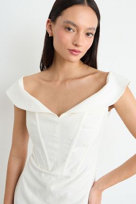 Imagen 2 del producto Vestido Liso Largo Crudo iO 13420225053105