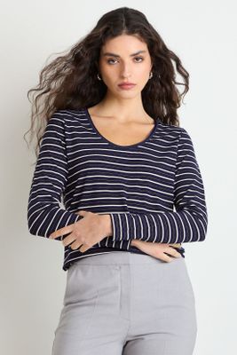 Polera Manga Larga Azul Ash 14307225001104