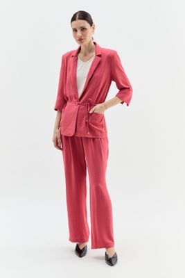 Blazer Con Lazo Rosado Ma Griffe 16002224059123
