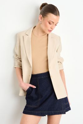 Imagen 2 del producto Blazer Liso Beige iO 16020225062106