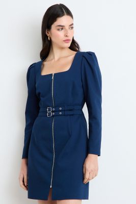 Vestido Tipo Jumper Sin Mangas Azul Ash 13007225050104