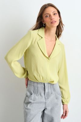 Blusas Manga Larga Verde iO 14020225051137