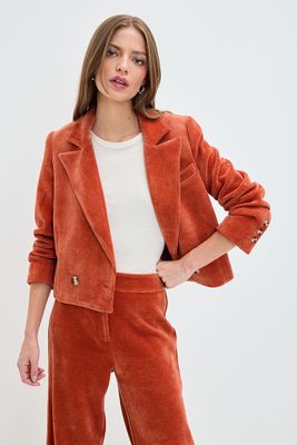 Imagen 2 del producto Blazer Liso Naranjo 16020125017114