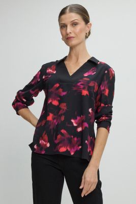 Blusas Manga Larga Negro Ma Griffe 14102225001102