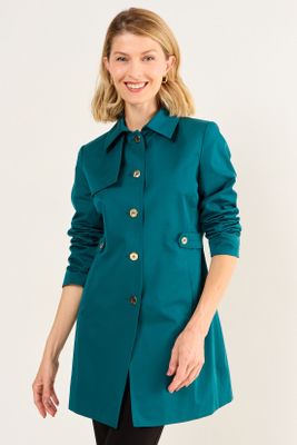 Imagen 1 del producto Trench Formal Verde Oliva Ma Griffe 17402126051107