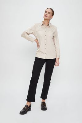 Imagen 2 del producto Casaca Lisa Beige Ma Griffe 17502224050106