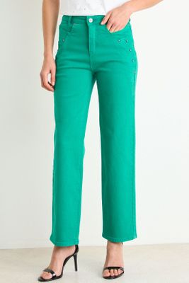Imagen 2 del producto Straight Jeans Verde Oliva Ash 11307126001107