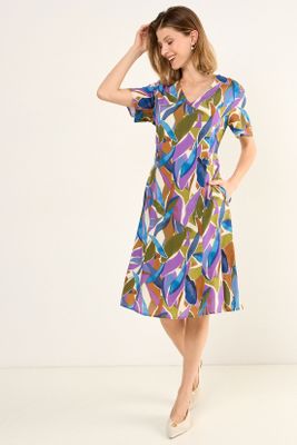 Vestido Estampado Morado Ma Griffe 13102126051211