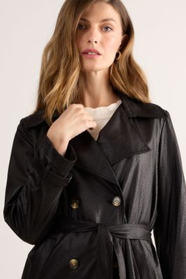 Imagen 2 del producto Trench Liso Negro 17404125002102