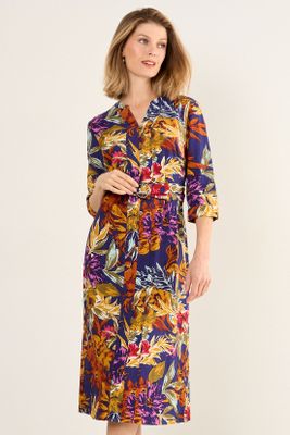 Imagen 2 del producto Vestido Estampado Azul Ma Griffe 13102126050104