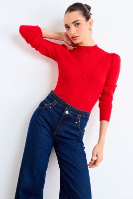 Imagen 2 del producto Sweater Liso Rojo iO 18120126005103