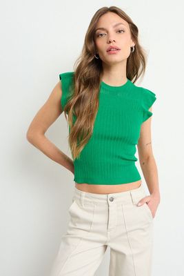 Polera Tejida Verde Oliva iO 18104225020107