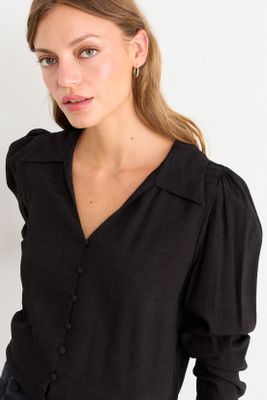 Imagen 2 del producto Blusa Lisa Negro iO 14020126008102