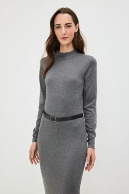 Imagen 2 del producto Vestido Liso Largo Gris 13420125001163