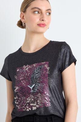 Polera Manga Corta Negro iO 14620225001102