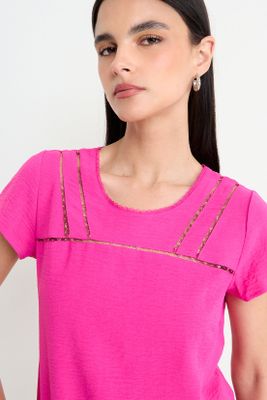 Imagen 2 del producto Blusa Lisa Fucsia Ash 14004225073116
