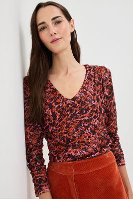 Polera Fantasia Naranjo 14320125008114