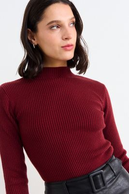 Imagen 2 del producto Sweater Liso Burdeos iO 18120126006112