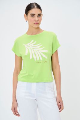 Polera Estampada Verde iO 14604224009137