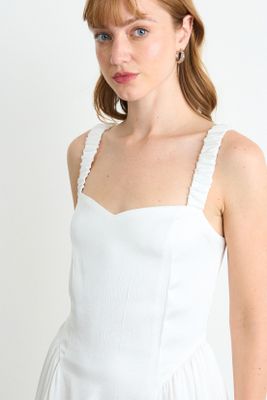 Imagen 2 del producto Vestido Liso Largo Crudo iO 13420126001105