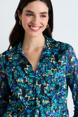 Imagen 2 del producto Blusas Manga Larga Azul Ash 14107225001104