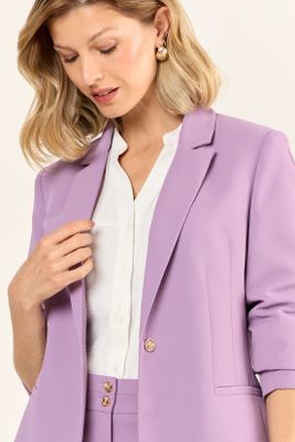 Imagen 2 del producto Blazer Abotonado Morado Ma Griffe 16002126001211
