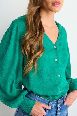 Imagen 2 del producto Blusa Lisa Verde Oliva iO 14020126007107