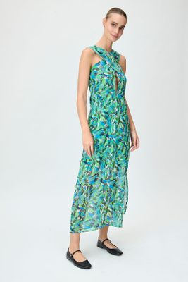 Vestido Fantasia Largo verde musgo iO 13520125051107