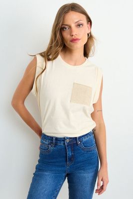 Imagen 2 del producto Polera Lisa Crudo Ash 14204225080105