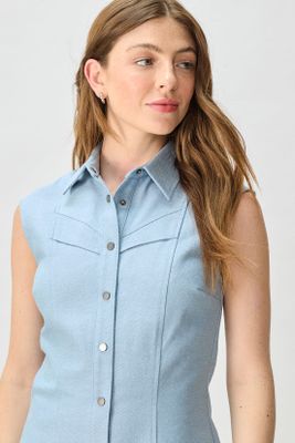 Imagen 2 del producto Vestido Liso Celeste iO 13020125001110