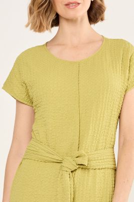 Imagen 2 del producto Vestido Con Textura Arrugada Verde Ma Griffe 13002225008137